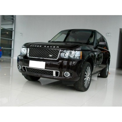 Решетка Range Rover 2010-2012 черная с хромированным кантом